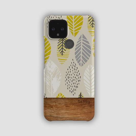 DRAWN LEAF Case | For Google phones including Pixel 4XL, Pixel 4a, Pixel 5, Pixel