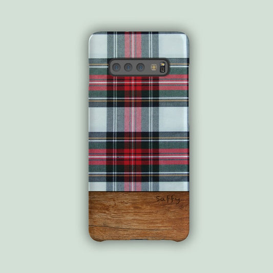 TARTAN RED Case | For Samsung Galaxy S10, Galaxy 10 Plus, Galaxy S10e, Galaxy J6