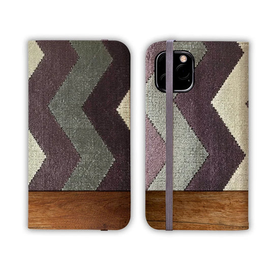 CHEVRON TWIST Folio Wallet | For iPhone 13 Pro Max, iPhone 12 Mini, iPhone 11, iPhone SE, iPhone Xr, Galaxy S21, Galaxy S20, Galaxy S10