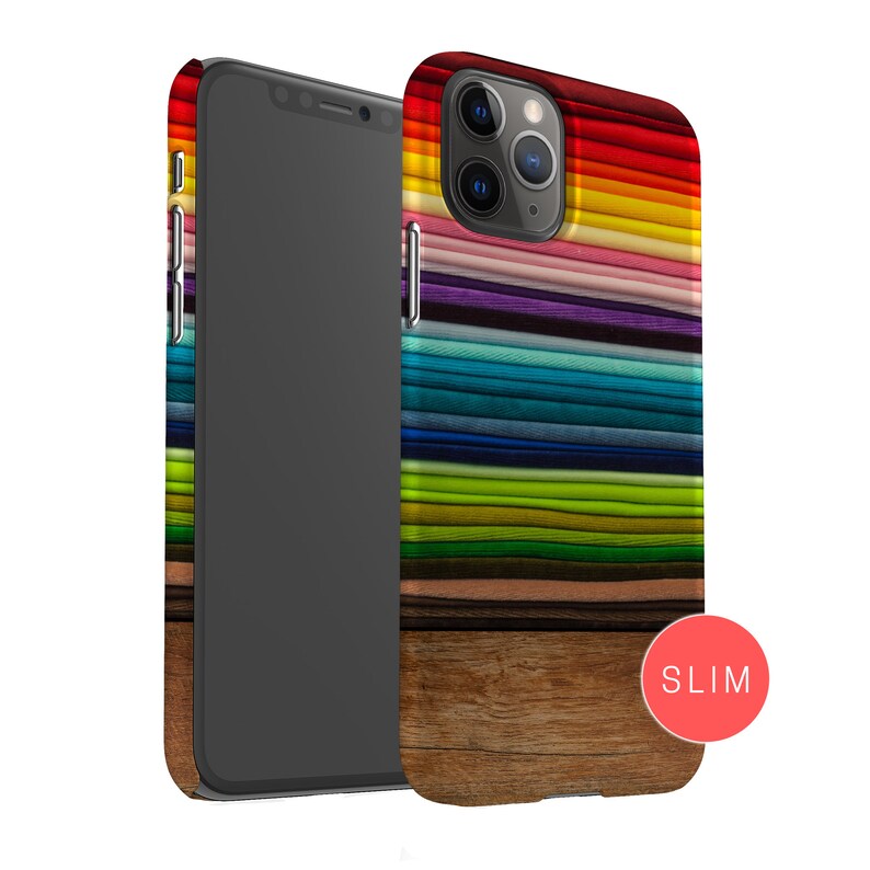 RAINBOW FOLDS Case | For Apple iPhone 13 Pro Max, iPhone 12 Mini, iPhone 11, iPhone SE, iPhone Xr, iPhone Xs, iPhone X, iPhone 8